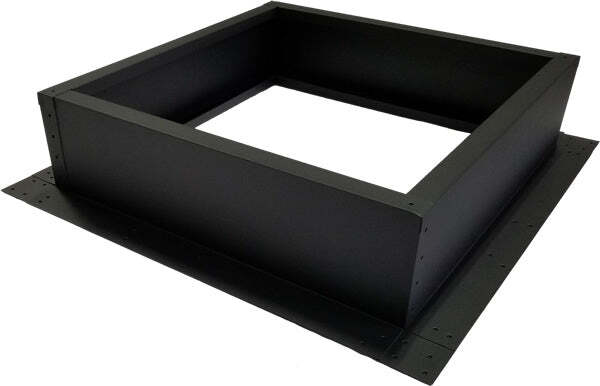 Attic Breeze Roof Curb – Textured Black