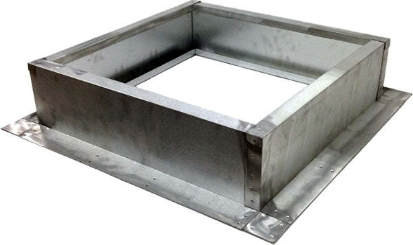 Attic Breeze Roof Curb – Mill Finish