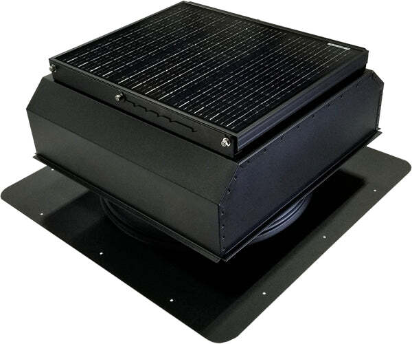 Attic Breeze UltraBreeze HP 35W Self-Flashing solar attic fan, Textured Black
