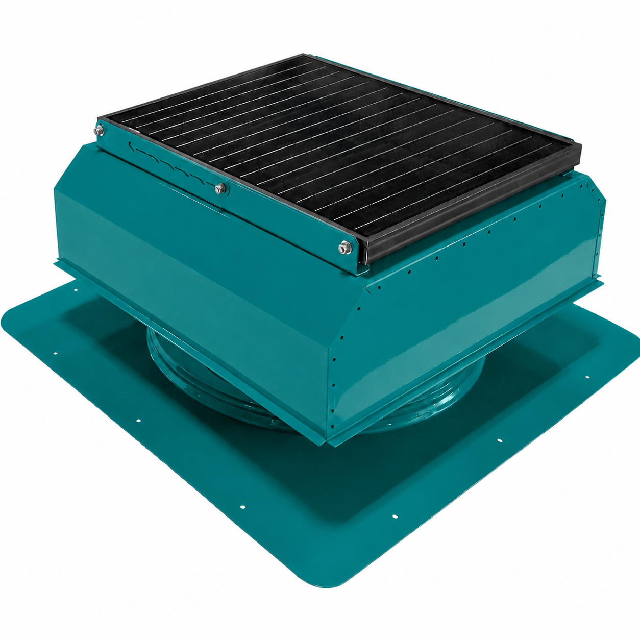 Attic Breeze UltraBreeze HP 35W Self-Flashing solar attic fan, Turquoise