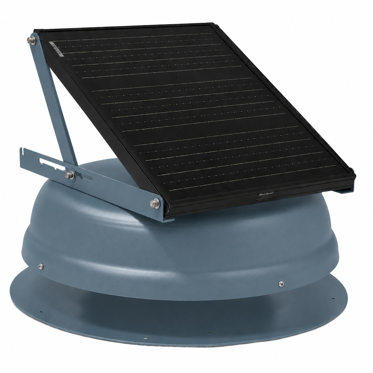 Attic Breeze AeroBreeze HP 35W Self-Flashing solar attic fan, Hawaiian Blue