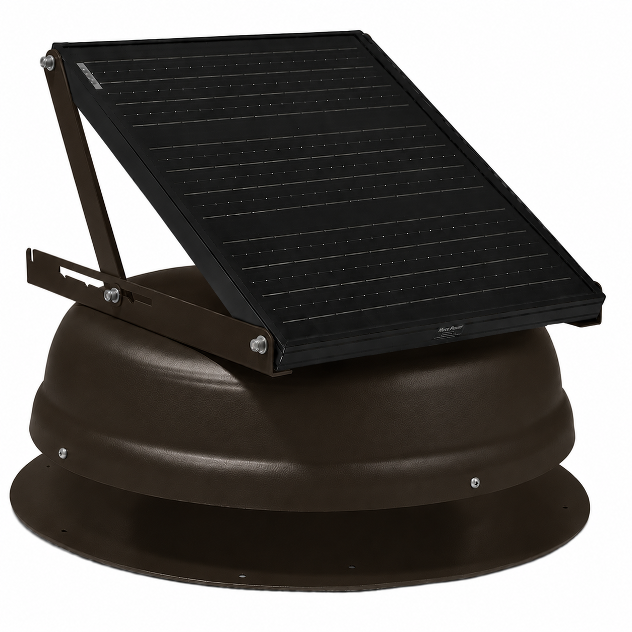 Attic Breeze AeroBreeze HP 35W Self-Flashing solar attic fan, Bronze Brown