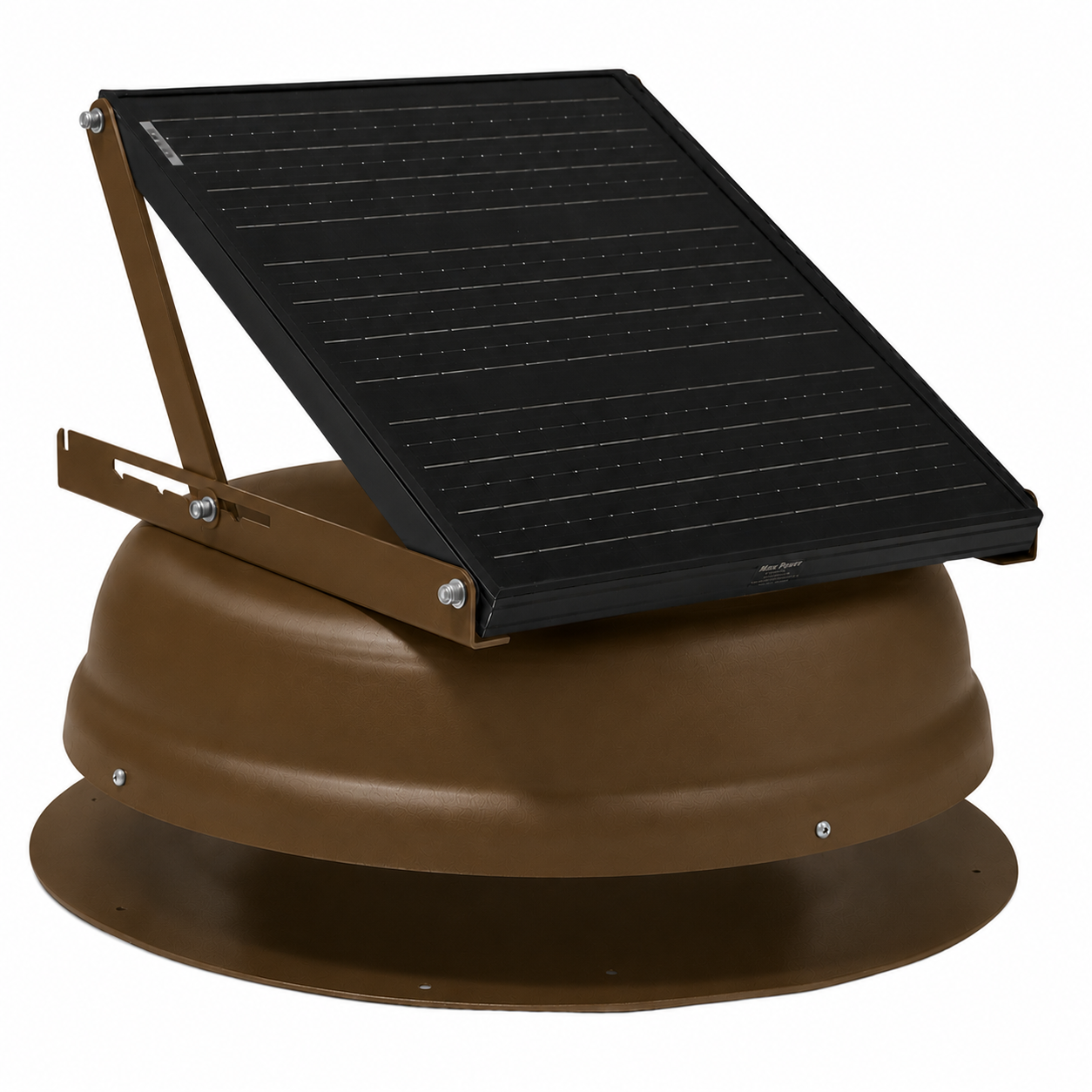 Attic Breeze AeroBreeze HP 35W Self-Flashing solar attic fan, Shakewood