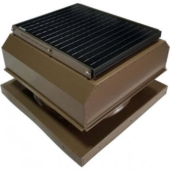 Attic Breeze UltraBreeze HP 35W Curb Mount solar attic fan, Shakewood
