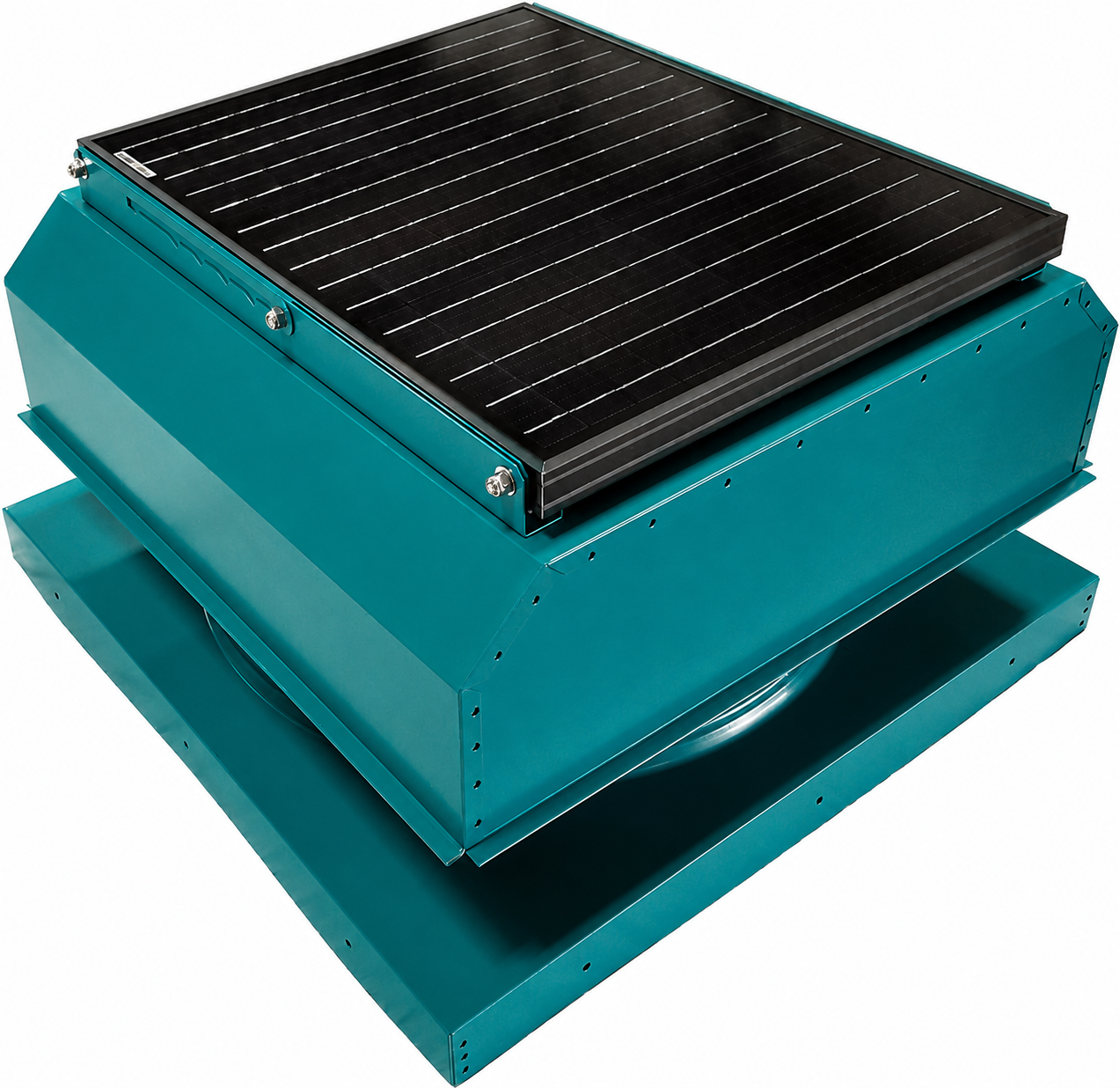 Attic Breeze UltraBreeze HP 35W Curb Mount solar attic fan, Turquoise