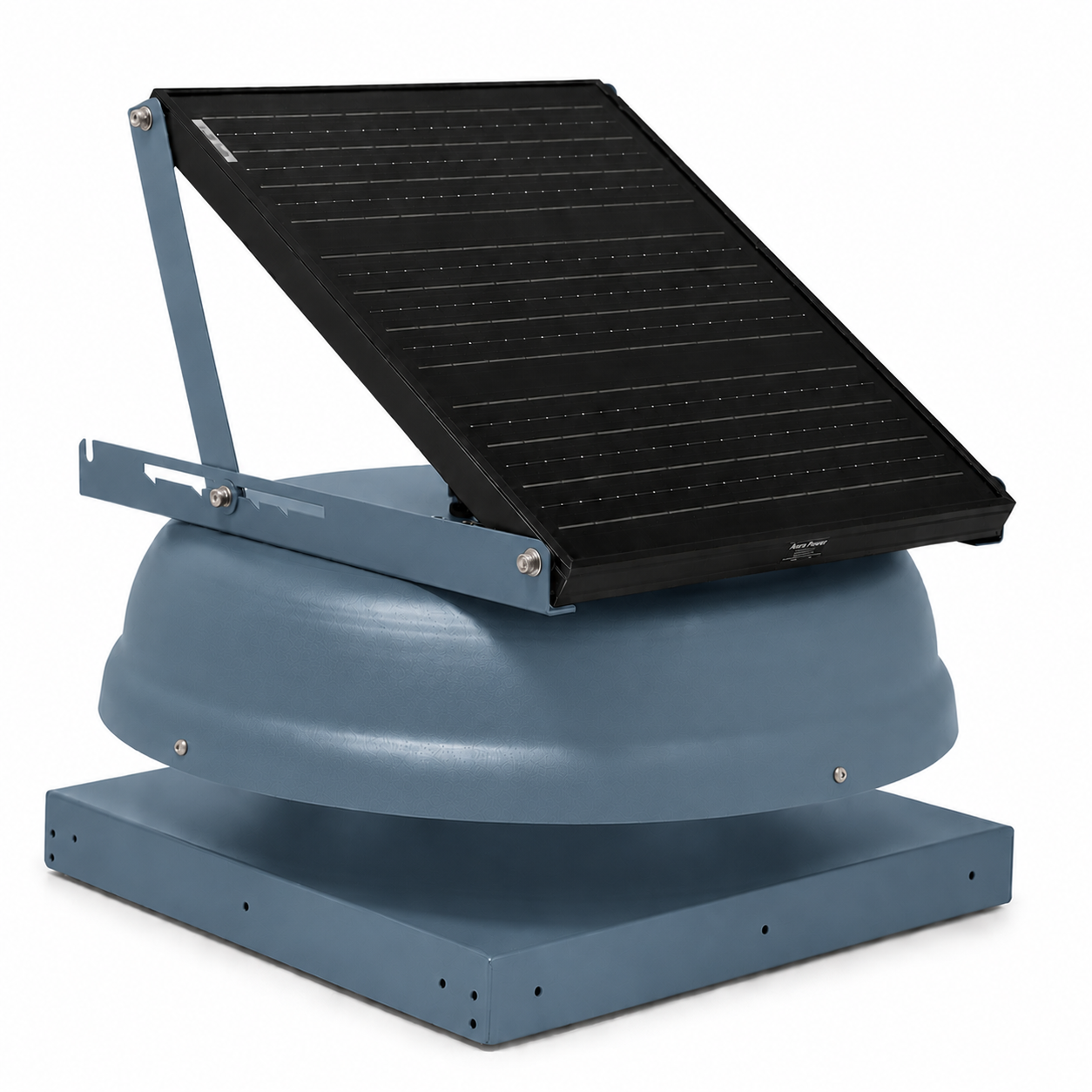 Attic Breeze AeroBreeze HP 35W Curb Mount solar attic fan, Hawaiian Blue