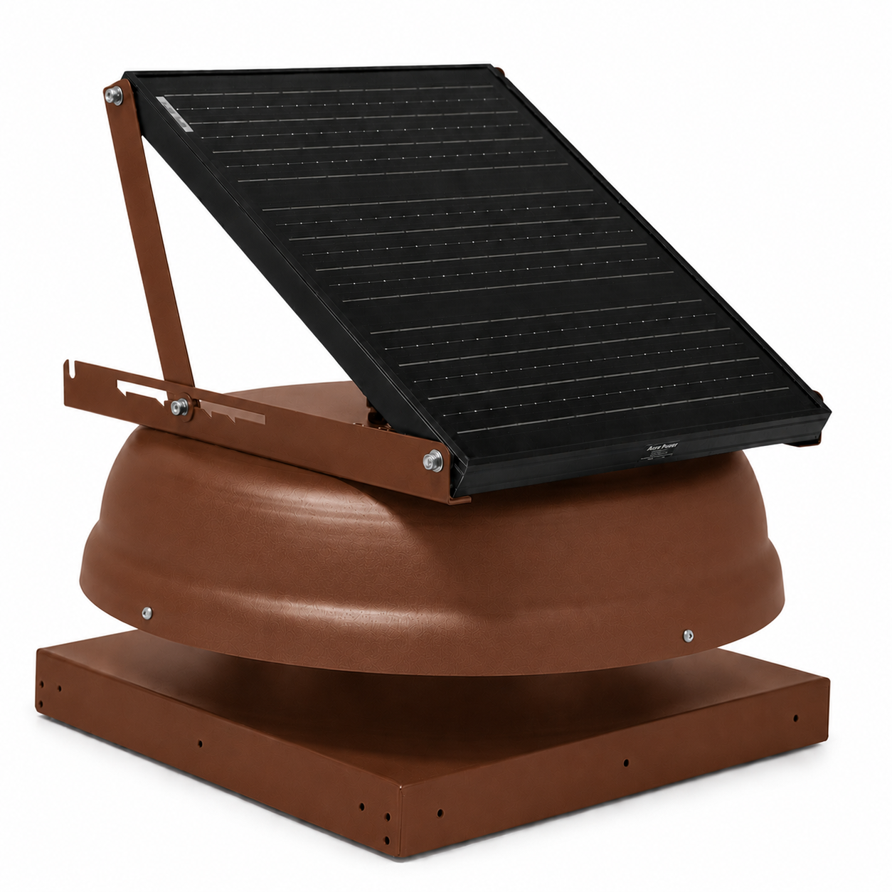 Attic Breeze AeroBreeze HP 35W Curb Mount solar attic fan, Hickory