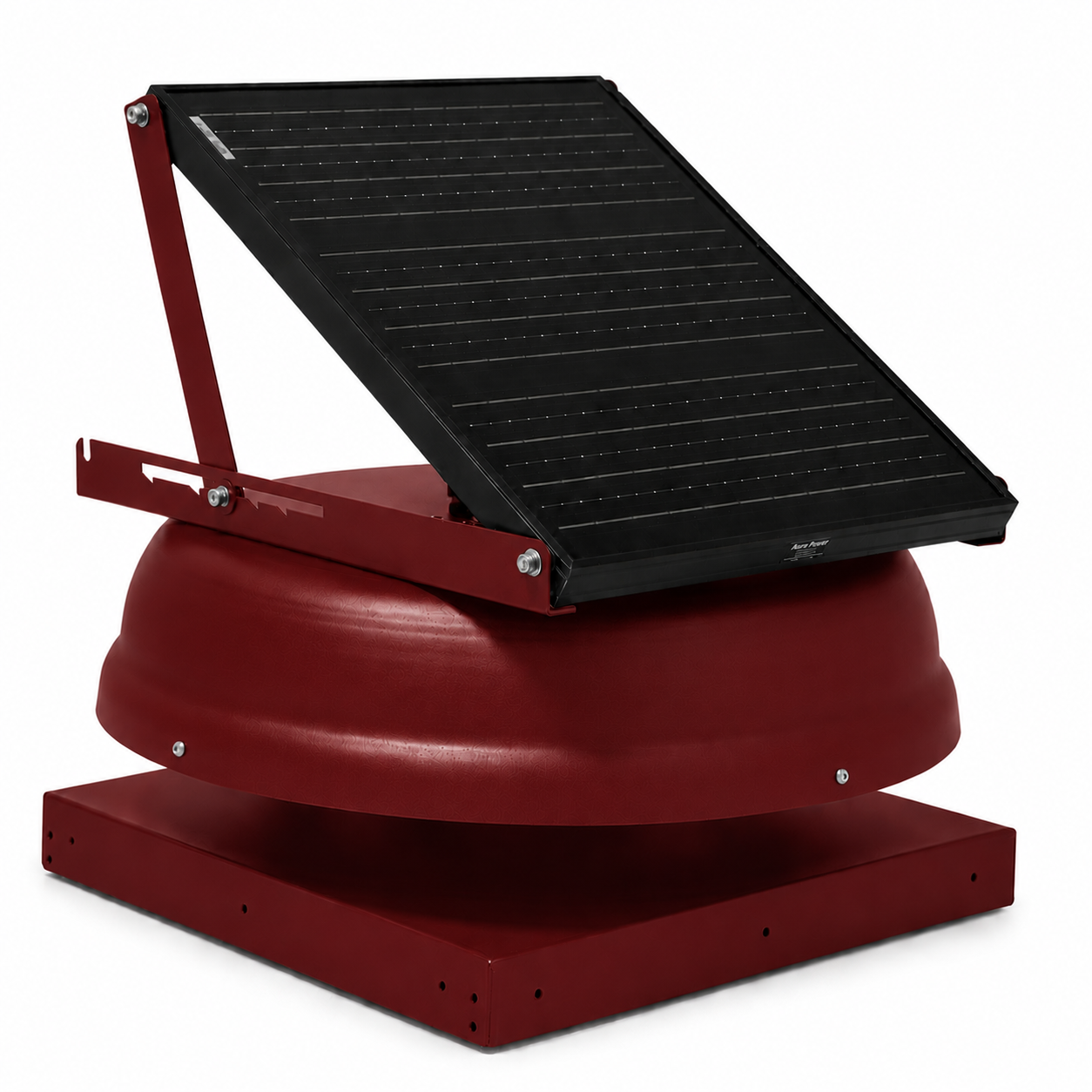 Attic Breeze AeroBreeze HP 35W Curb Mount solar attic fan, Brick Red