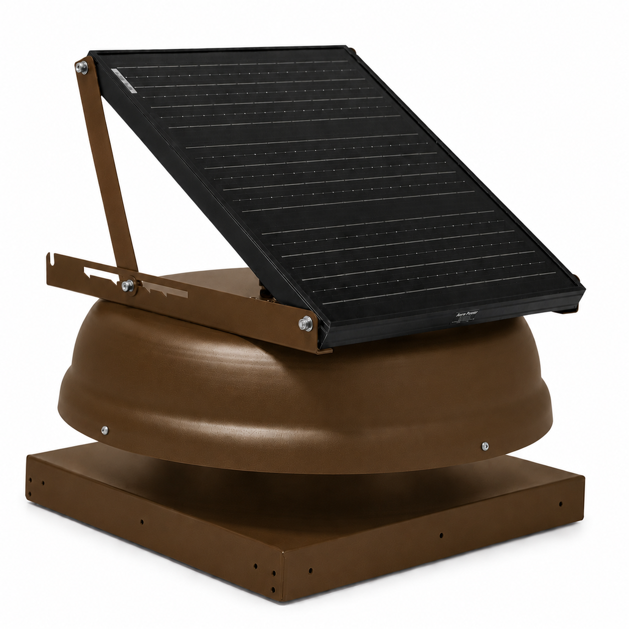 Attic Breeze AeroBreeze HP 35W Curb Mount solar attic fan, Shakewood