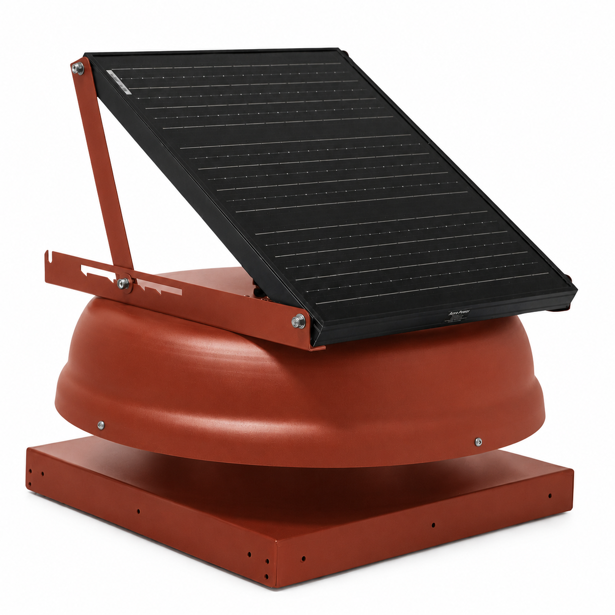 Attic Breeze AeroBreeze HP 35W Curb Mount solar attic fan, Terra Cotta
