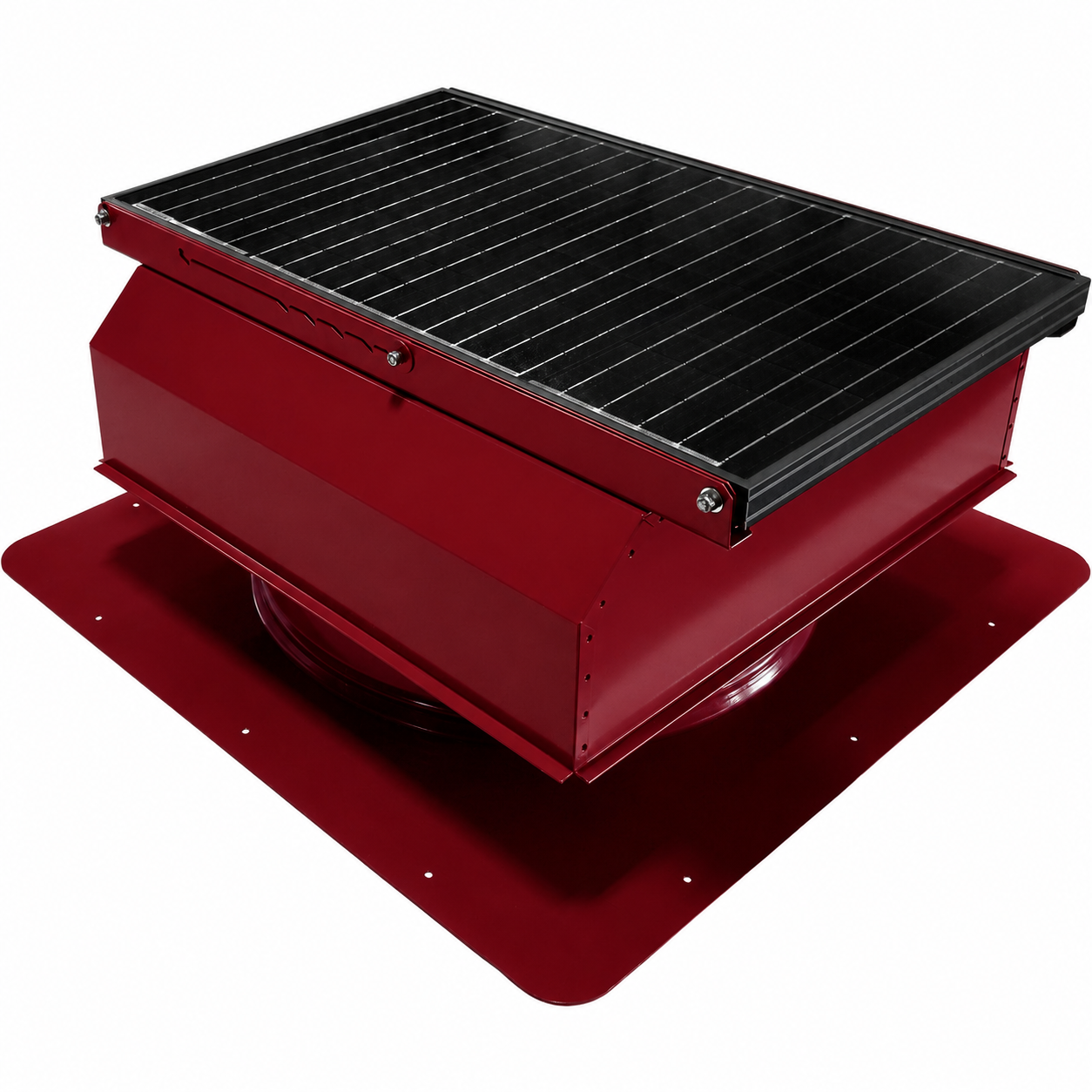 Attic Breeze UltraBreeze MAX 45W Self-Flashing solar attic fan, Brick Red