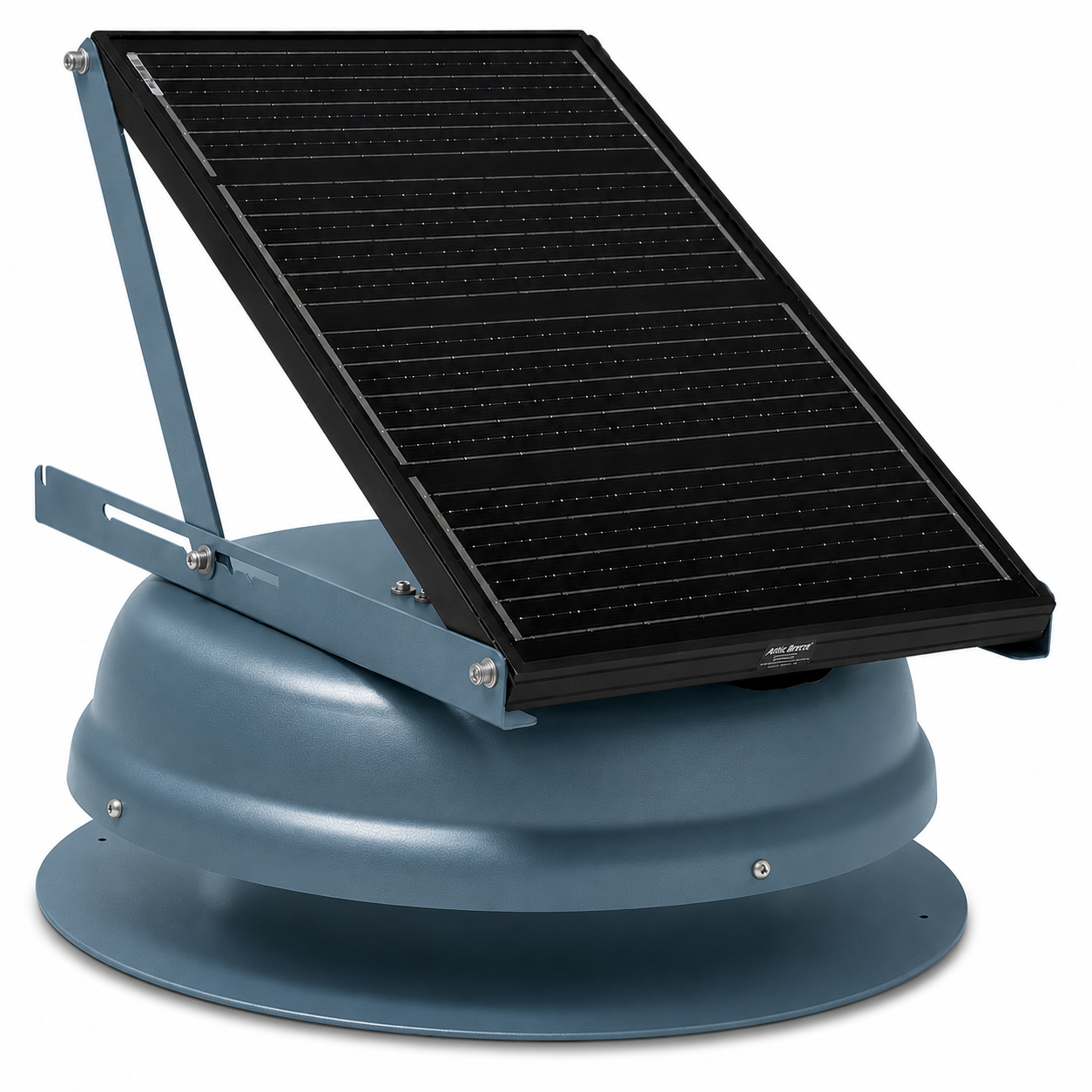 Attic Breeze AeroBreeze MAX 45W Self-Flashing solar attic fan, Hawaiian Blue