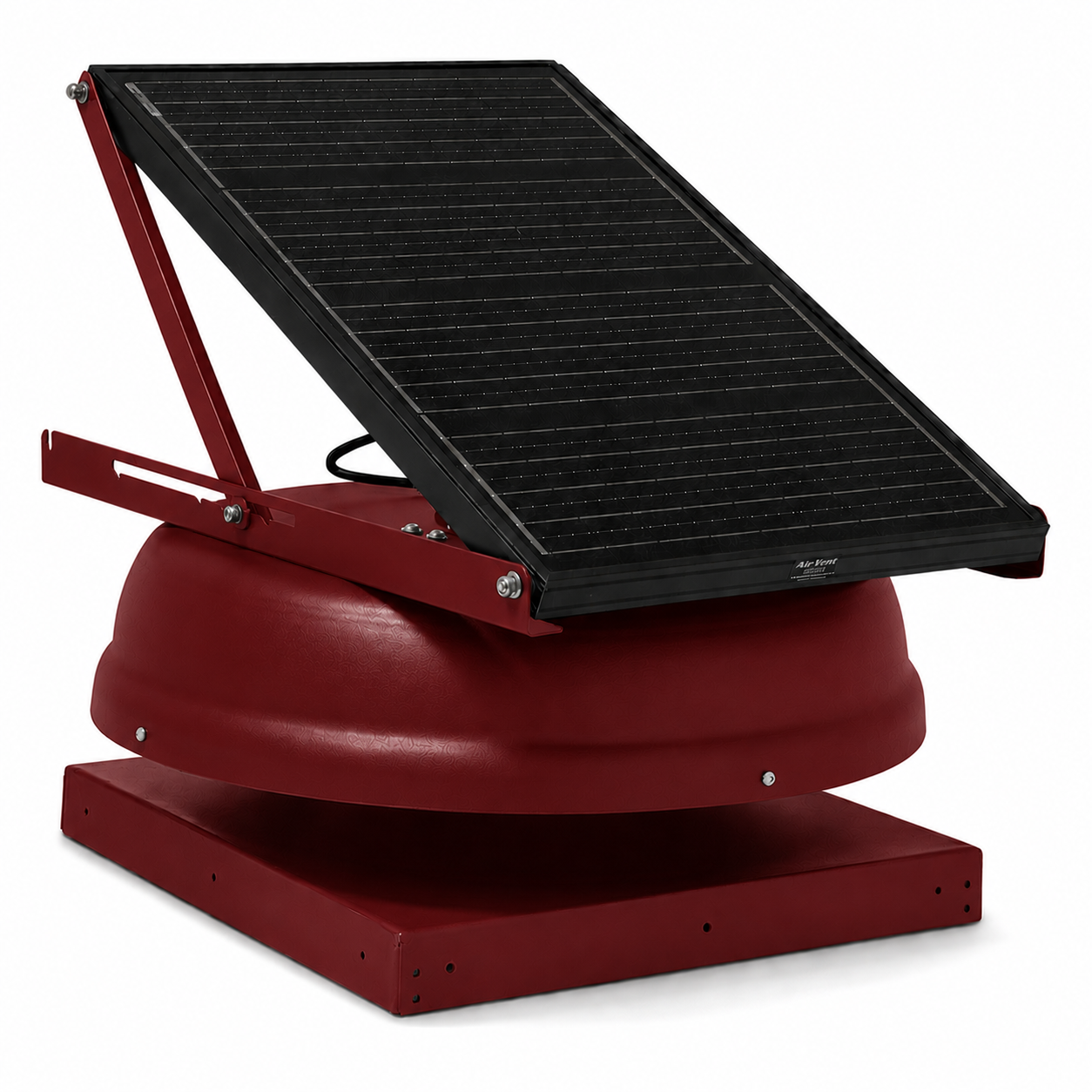 Attic Breeze AeroBreeze MAX 45W Curb Mount solar attic fan, Brick Red