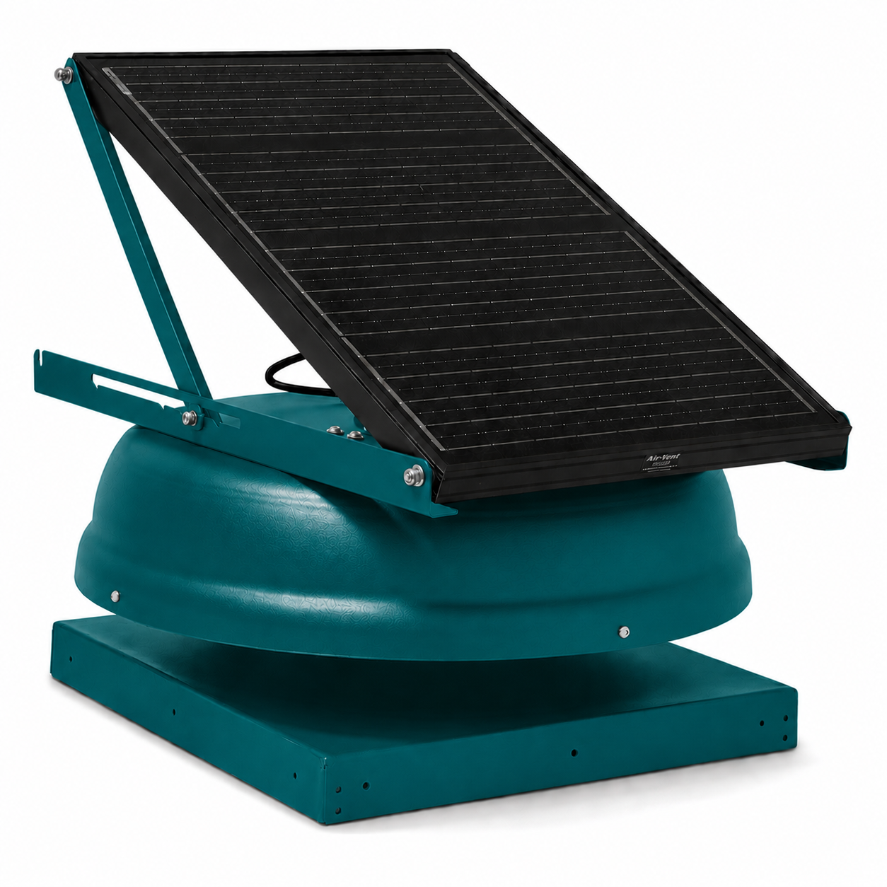 Attic Breeze AeroBreeze MAX 45W Curb Mount solar attic fan, Turquoise
