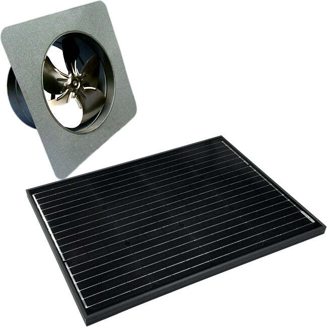 Attic Breeze GableBreeze ELITE 65W gable mount solar attic fan