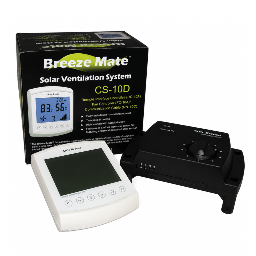 Attic Breeze BreezeMate CS-10D fan control system